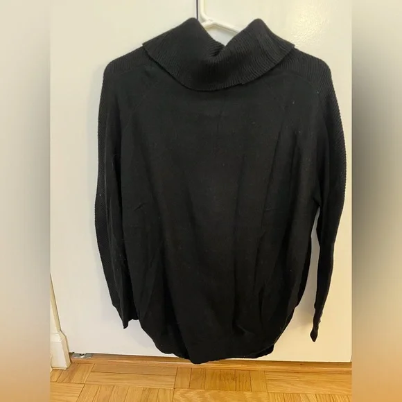 Black Cowl Neck Sweater - Picture 2 of 5